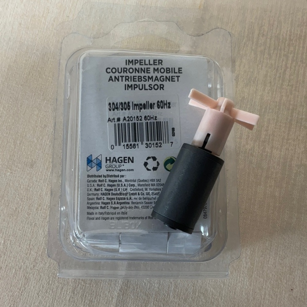 Hagen Impeller 304/305 Fluval Aquarium Filter Impeller (Part # A20152)